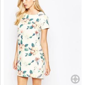AX Paris Shift Floral Print Shift Dress Size 8